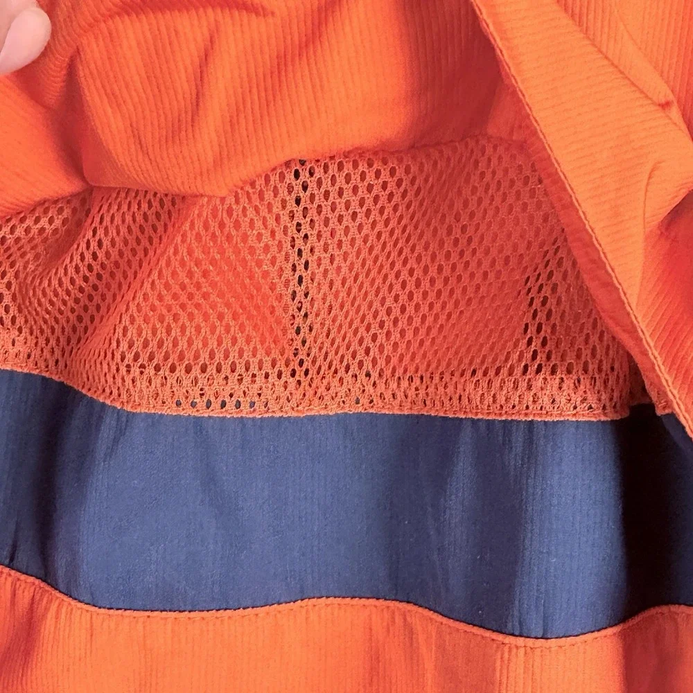 Nike Team Auburn Tigers Full Zip Clima-Fit Wind Breaker Jacket Orange Large NCAA